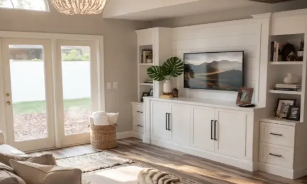 How a Custom TV Wall Cabinet Improves Storage and Design